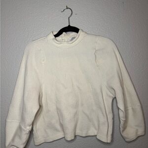 Madewell Cream Turtleneck Sweater